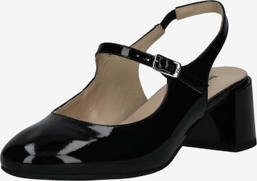 Nero Giardini Slingback Pumps in Black: front