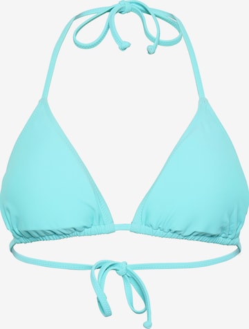 CHIEMSEE Triangle Bikini Top in Blue: front