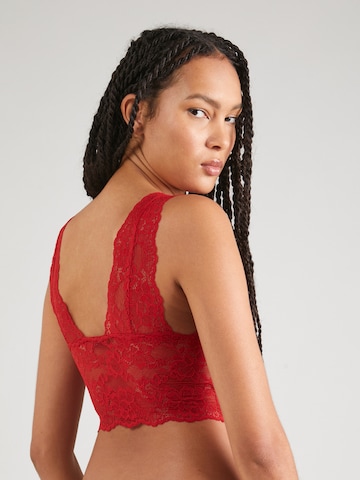 PIECES Regular Bra 'LINA' in Red