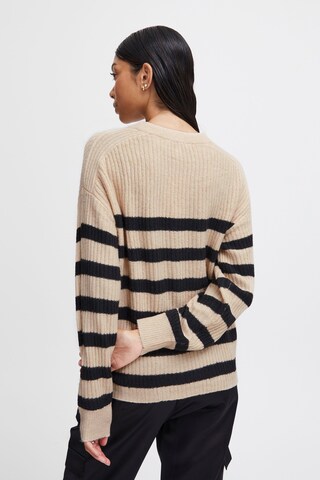 b.young Pullover 'Onema Oneck' in Beige