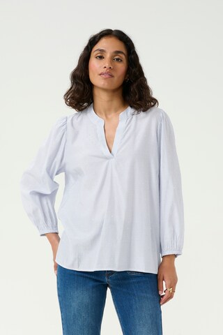 Kaffe Blouse 'Milena' in Blauw: voorkant