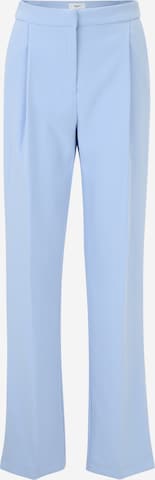 OBJECT Tall Wide leg Pleat-front trousers 'SIGRID' in Blue: front