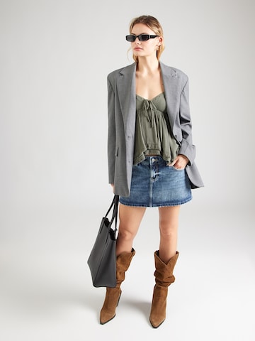 Haut HOLLISTER en vert