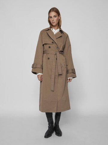 VILA ROUGE Between-Seasons Coat in Brown: front