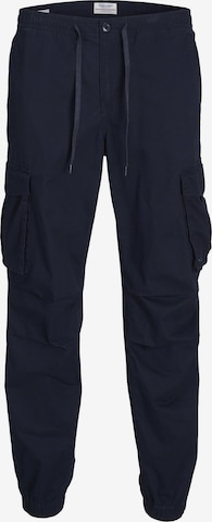 Pantalon cargo JACK & JONES en bleu : devant