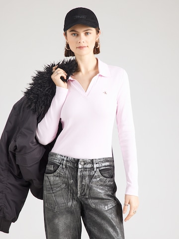 Calvin Klein Jeans Poloshirt 'JOHNNY' in Pink: Vorderseite