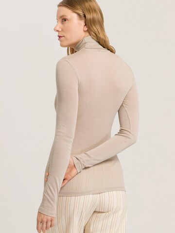 Hanro - Camisola interior ' Woolen Silk ' em bege