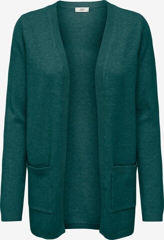 JDY Knit Cardigan 'MARCO' in Green: front