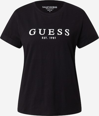 GUESS Koszulka w kolorze czarny / białym, Podgląd produktu
