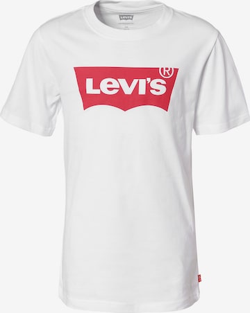 Levi's Kids Shirt 'Batwing Tee' in White: front