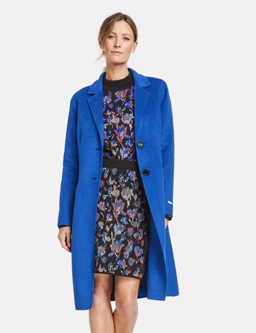 TAIFUN Between-Seasons Coat in Blue: front