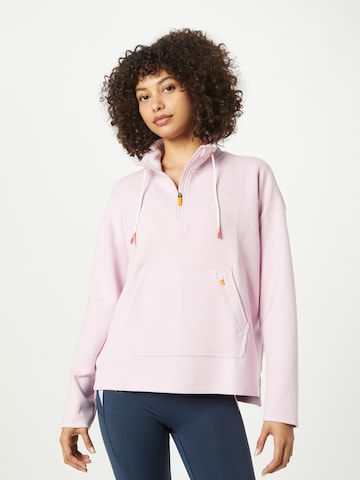 ESPRIT - Sweatshirt de desporto em roxo: frente
