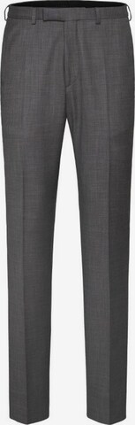 Digel Slim fit Pleated Pants in Grey: front