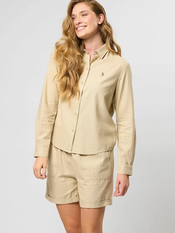 U.S. POLO ASSN. Bluse 'Isa' i beige: forside