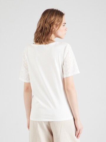 T-shirt 'ANDREA' PIECES en blanc