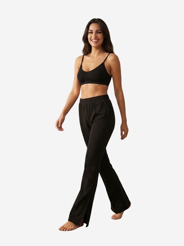 Wide leg Pantaloni sportivi 'Aktive Unterteile' di My fashion in nero