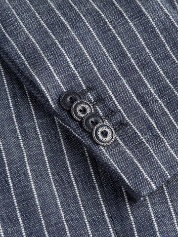 Vulto Blazer 'Pinstripe Double-Breasted Jacket' in Blue