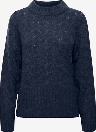 PULZ Jeans Strickpullover 'ASTRID' in dunkelblau, Produktansicht