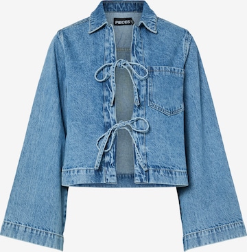 PIECESBluza 'PCJuliet' - plava boja: prednji dio
