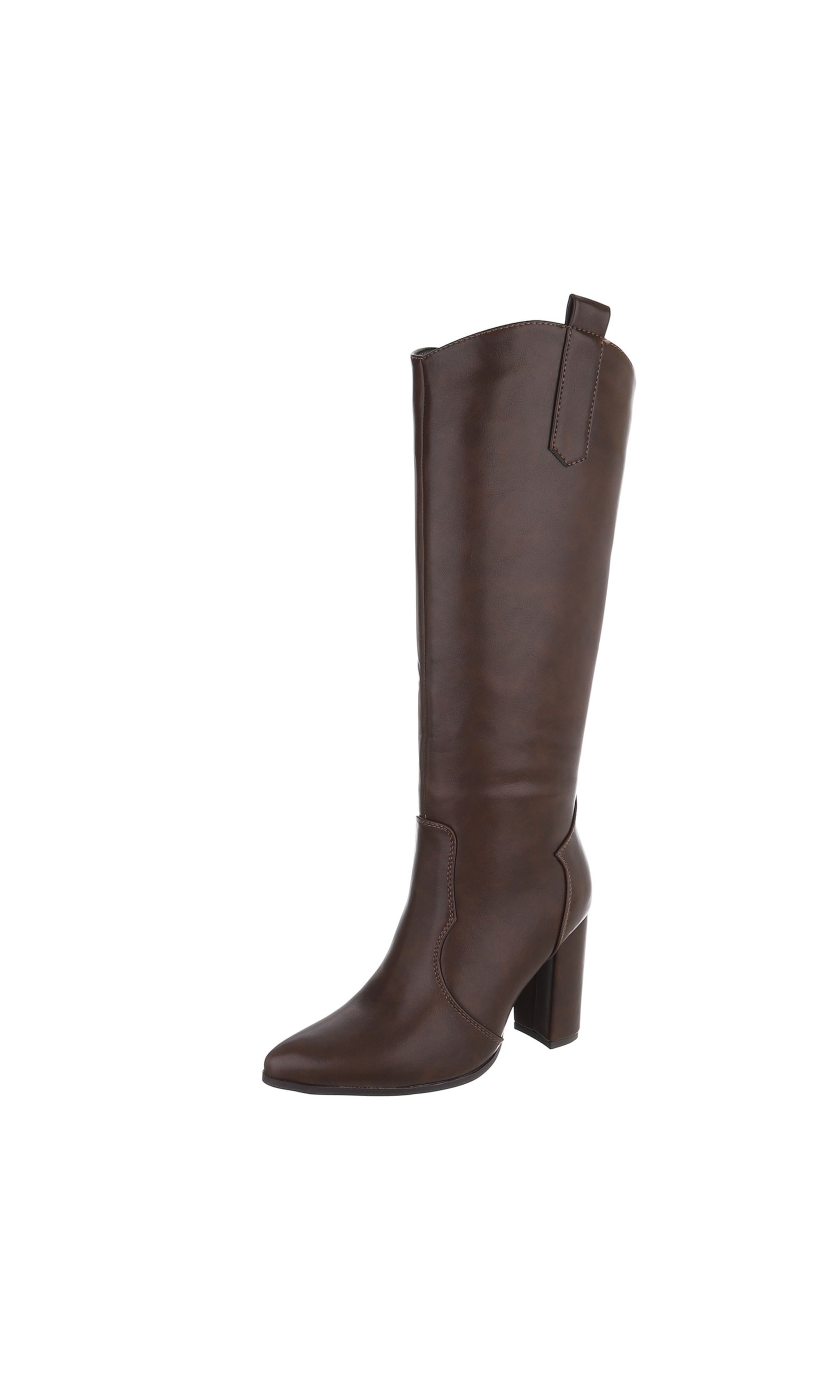 Ital-Design Stiefel in Braun: Vorderseite