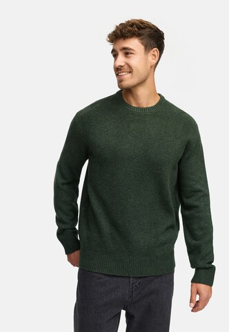 INDICODE JEANS Sweater 'INTrax' in Green: front