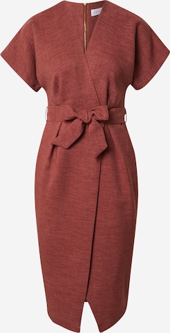 Robe Closet London en marron : devant