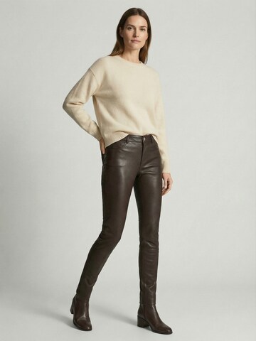 RICANO Skinny Leggings 'PND' in Braun