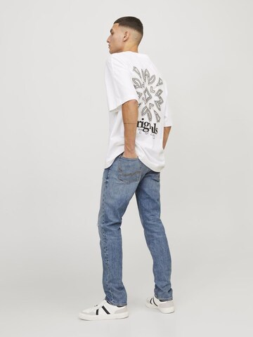 Slimfit Jeans 'Glenn Cole' de la JACK & JONES pe albastru