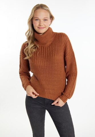 MYMO Sweater 'Biany' in Brown: front