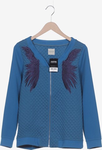 SELECTED Sweatshirt & Zip-Up Hoodie in L in Blue: front