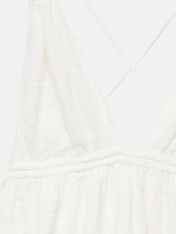 Pull&Bear Kleid in Weiß