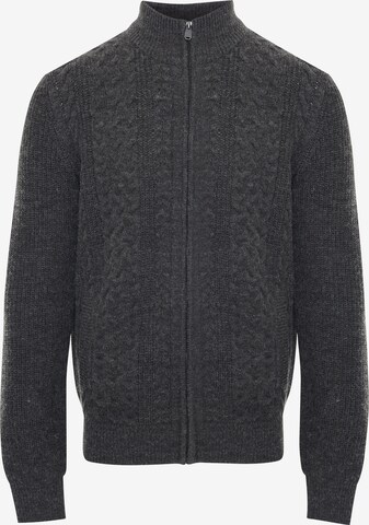 Vestes en maille 'Kade' Threadbare en gris : devant