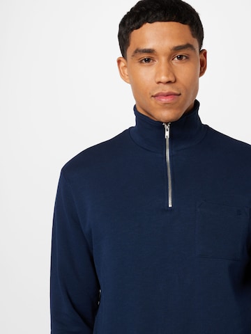 By Garment Makers Sweatshirt 'Marlon'  (GOTS) in Blau