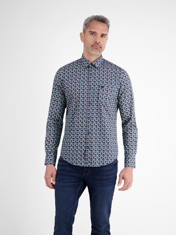 LERROS Regular Fit Hemd in Blau: Vorderseite