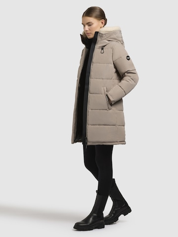 khujo Vinterkappa ' FALTD' i beige