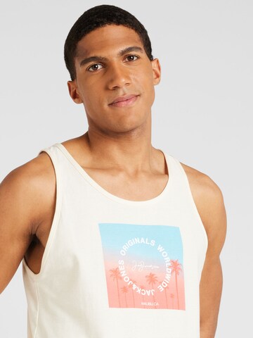 Tricou 'ARUBA' de la JACK & JONES pe bej