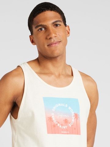 T-Shirt 'ARUBA' JACK & JONES en beige