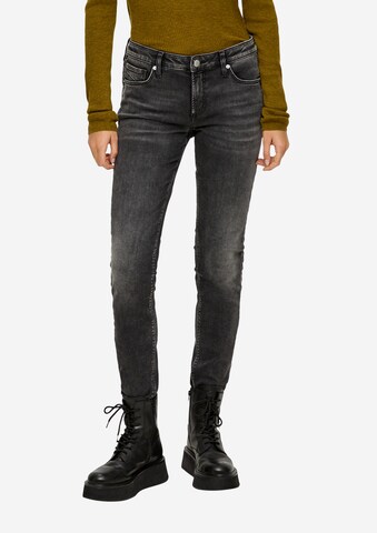 QS Slim fit Jeans 'Catie' in Grey: front