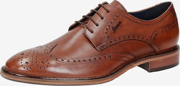 SIOUX Lace-Up Shoes 'Geriondo-701' in Brown: front