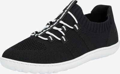 Rieker Спортни обувки Slip On в черно / бяло, Преглед на продукта