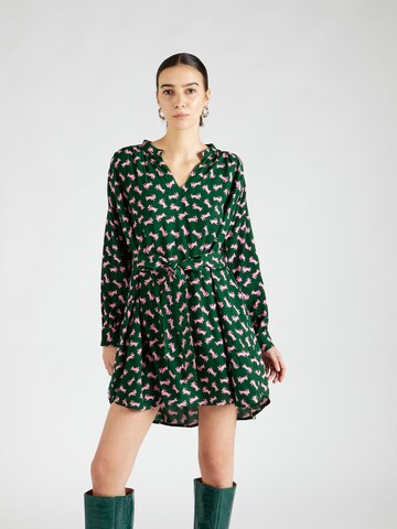 Compania Fantastica - Vestido em verde: frente