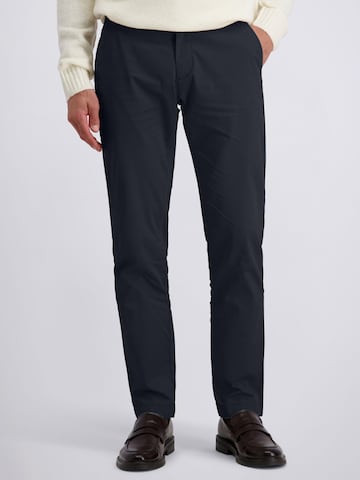 PIERRE CARDIN Tapered Chino 'Calais' in Blauw: voorkant