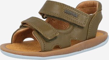 CAMPER Sandalen 'Bicho' in Groen: voorkant