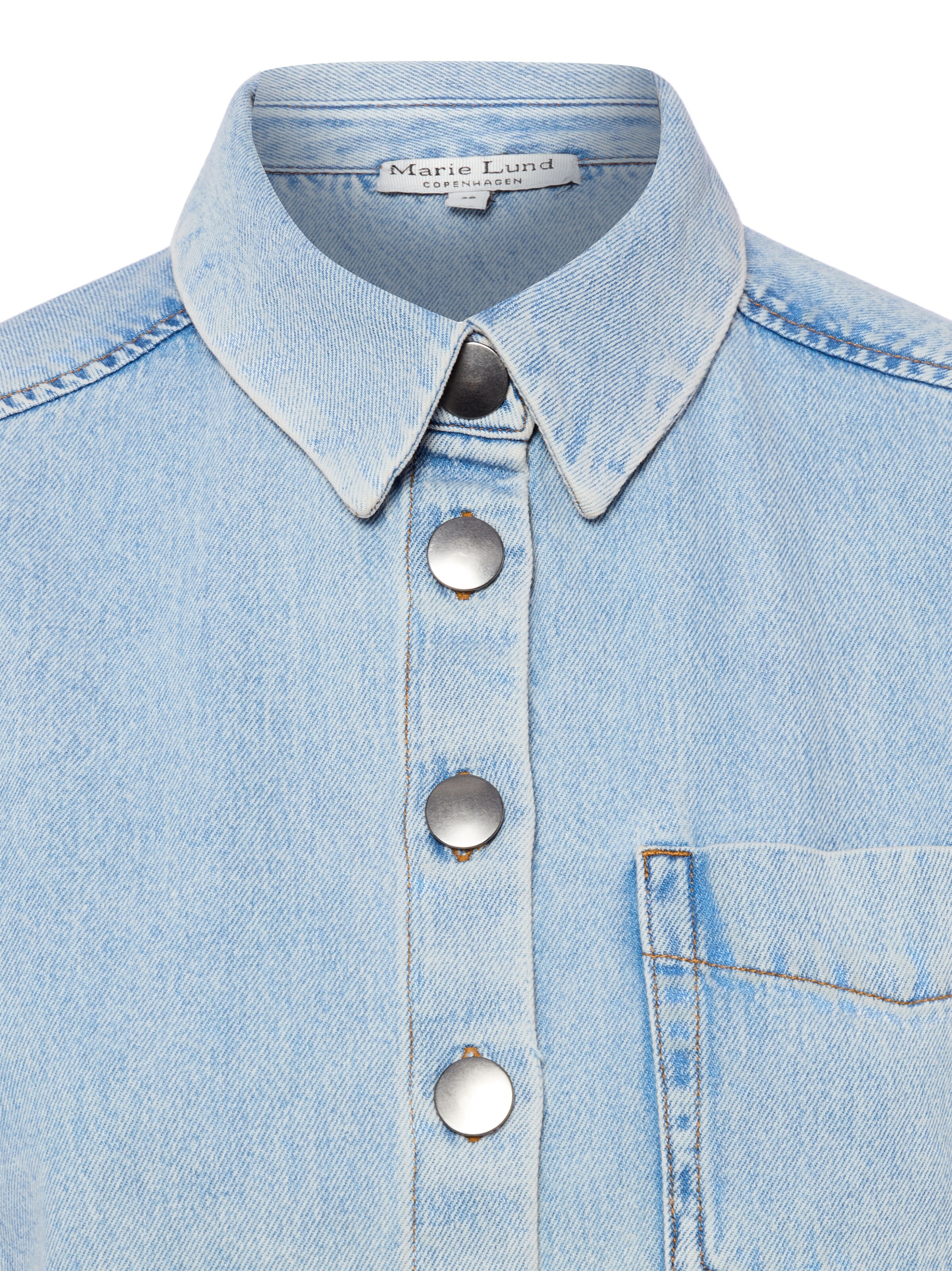 Marie Lund Bluse in Blau