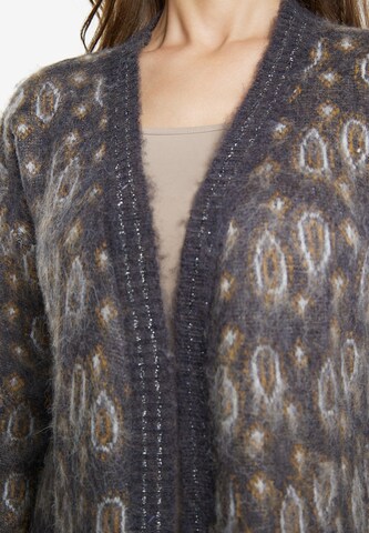 usha FESTIVAL Knit cardigan 'Carnea' in Grey