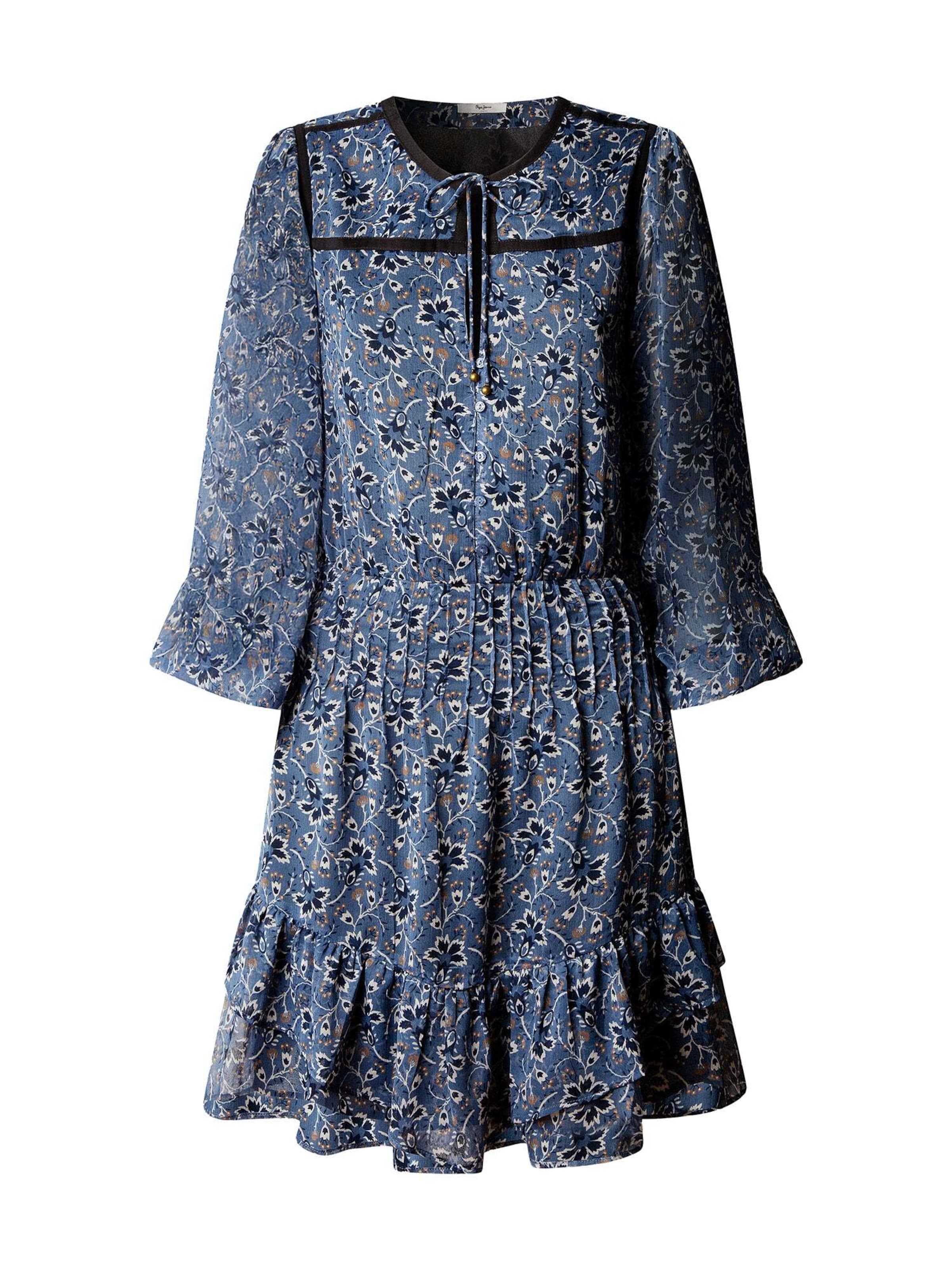 Pepe Jeans Jurk in Blauw: voorkant