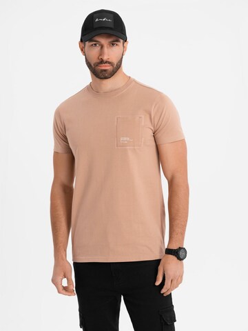 Ombre Shirt in Beige