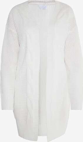 usha WHITE LABEL Knit cardigan 'Teylon' in White: front