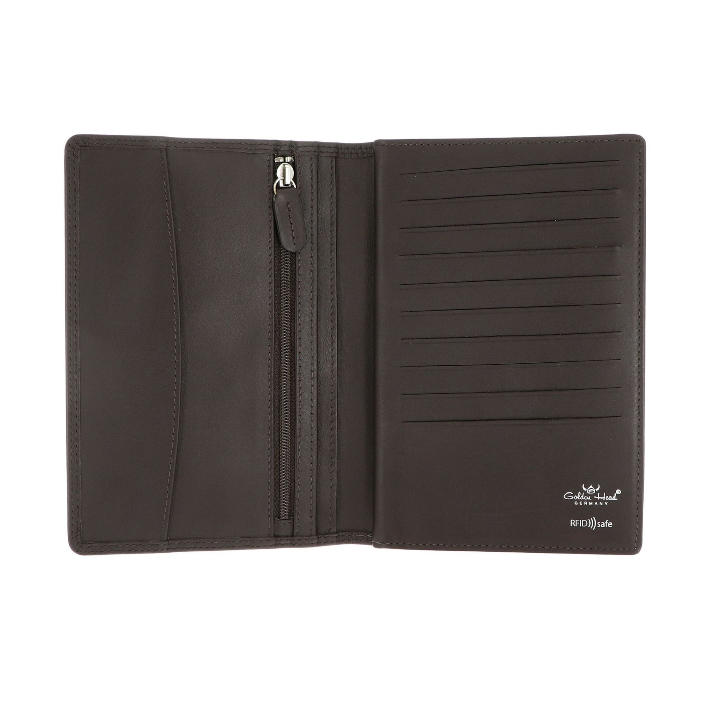 Porte-monnaies 'Polo ' GOLDEN HEAD en marron