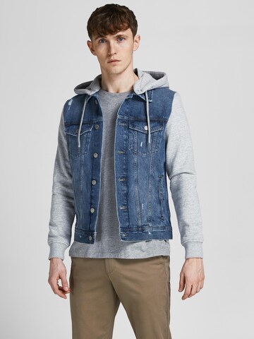 JACK & JONES سترة غير رسمية بلون أزرق: الأمام